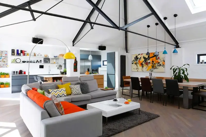Converted Victorian Schoolhouse in Peckham in South London